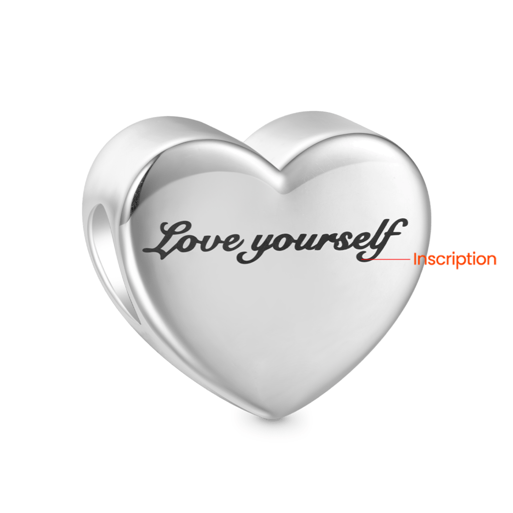 刻印可能なシロクマのラブチャーム image number 2