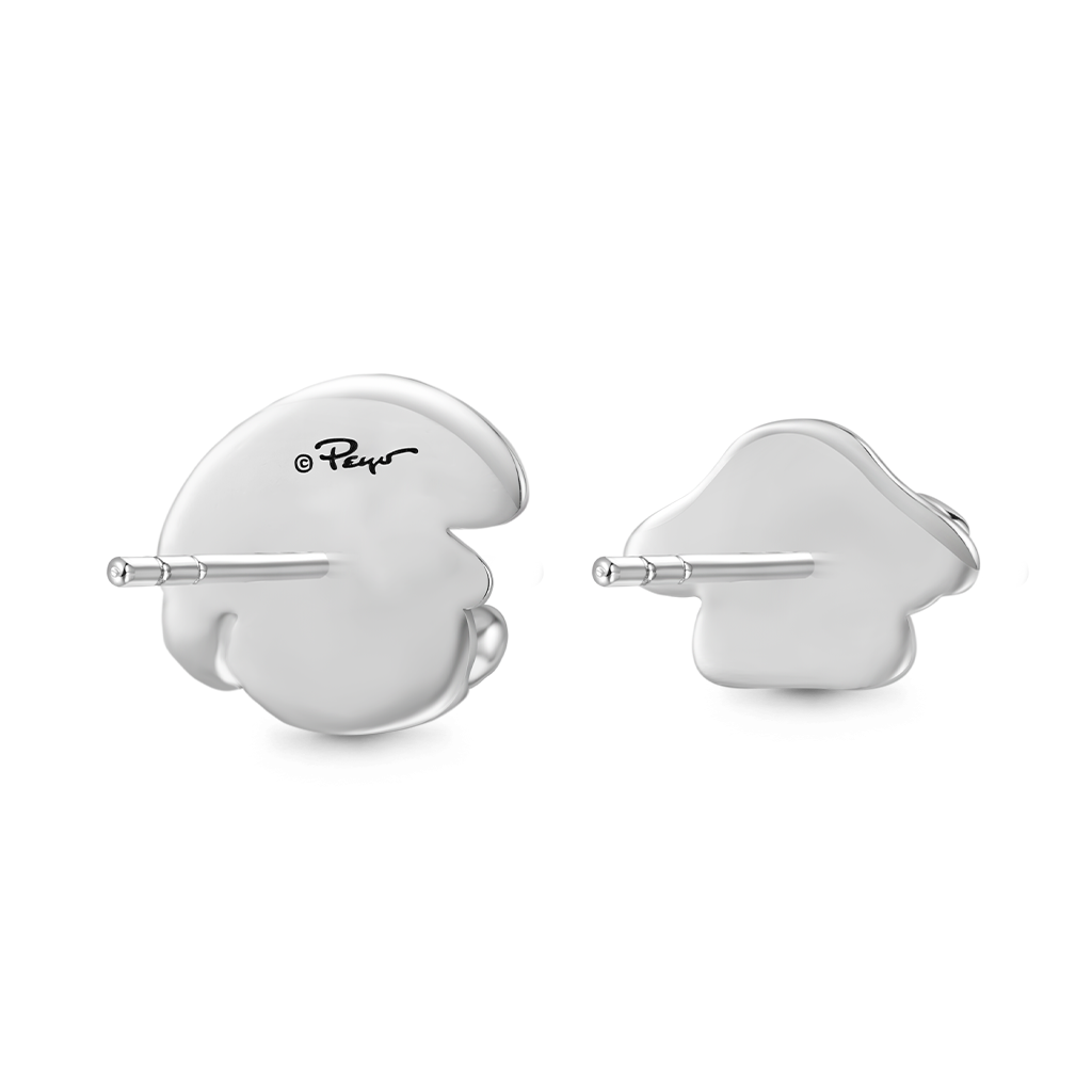 スマーフ マッシュルームハウス アシンメトリー イヤリング ピアス image number 1