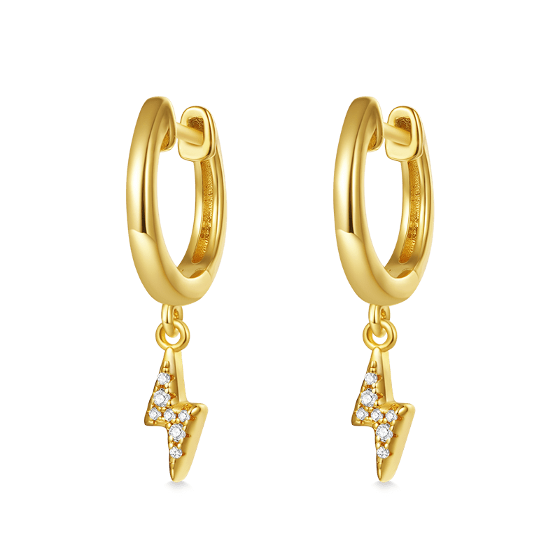 ライティングボルトダングルイヤリング image number 0