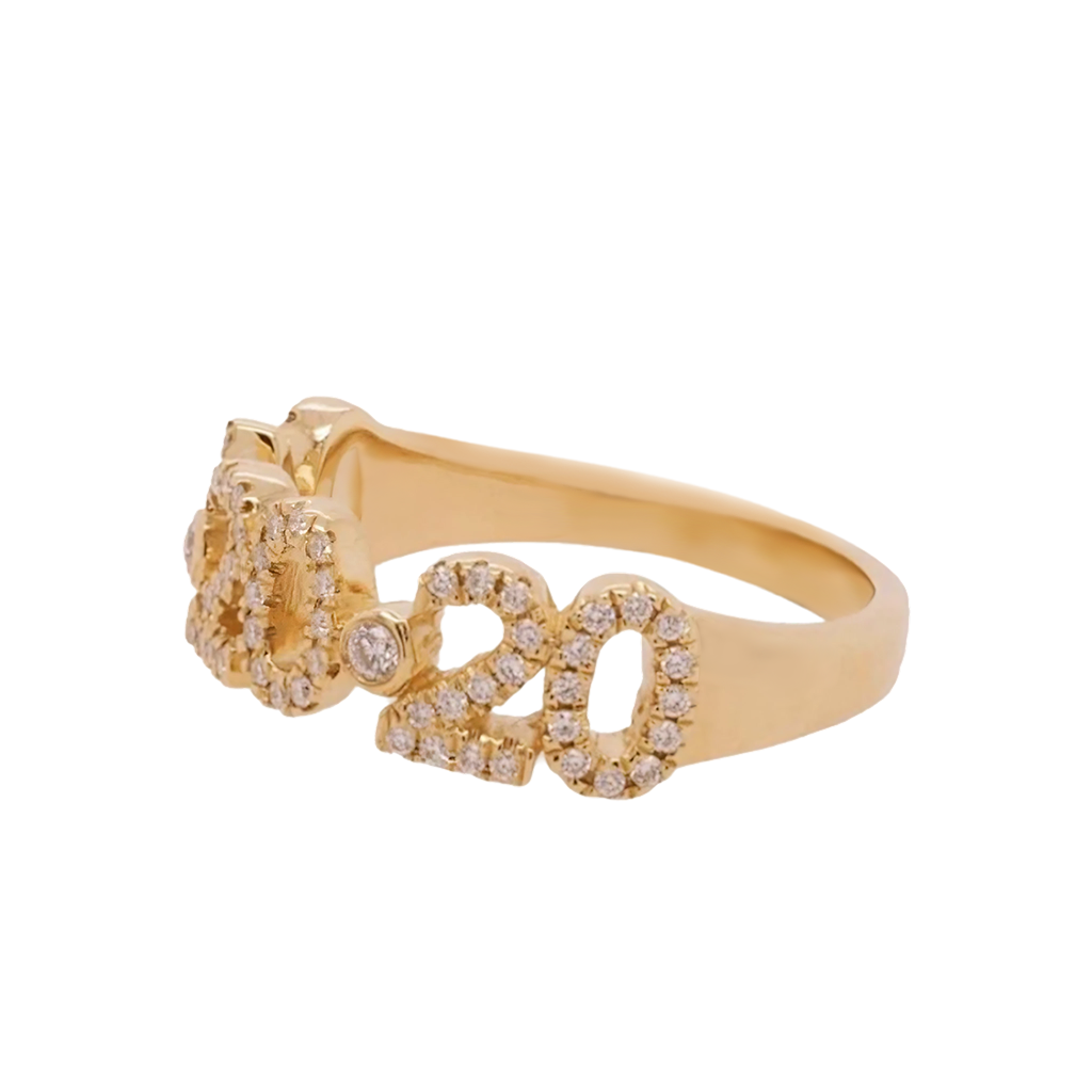 誕生石付きダイヤモンドパヴェデートリング image number 2