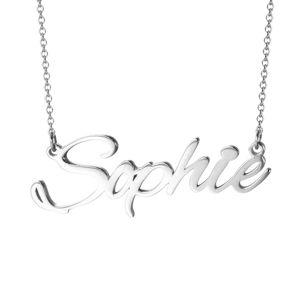 ソフィー - 名前入りトリコロールネックレス image number 2