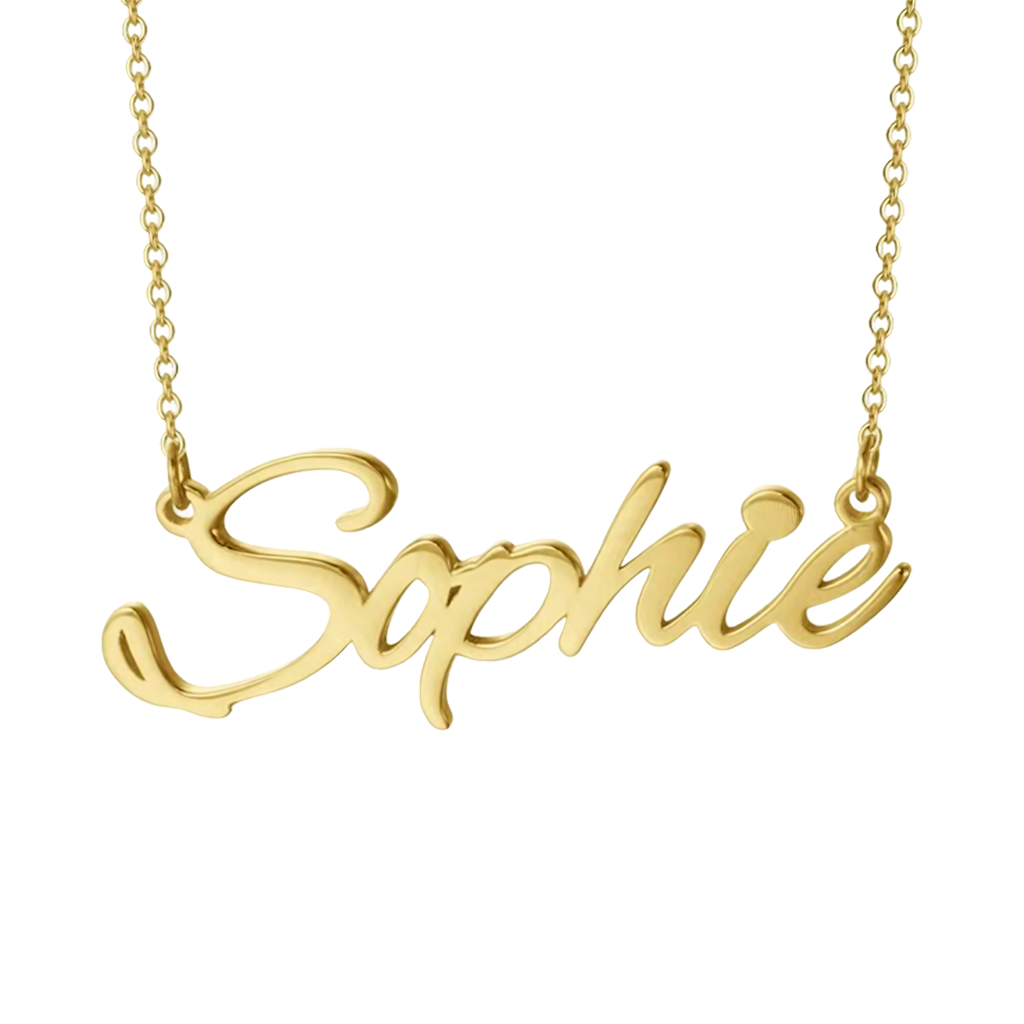 ソフィー - 名前入りトリコロールネックレス image number 0