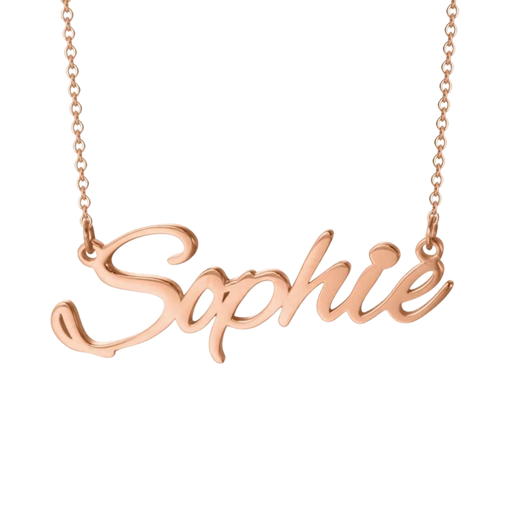 ソフィー - 名前入りトリコロールネックレス image number 1