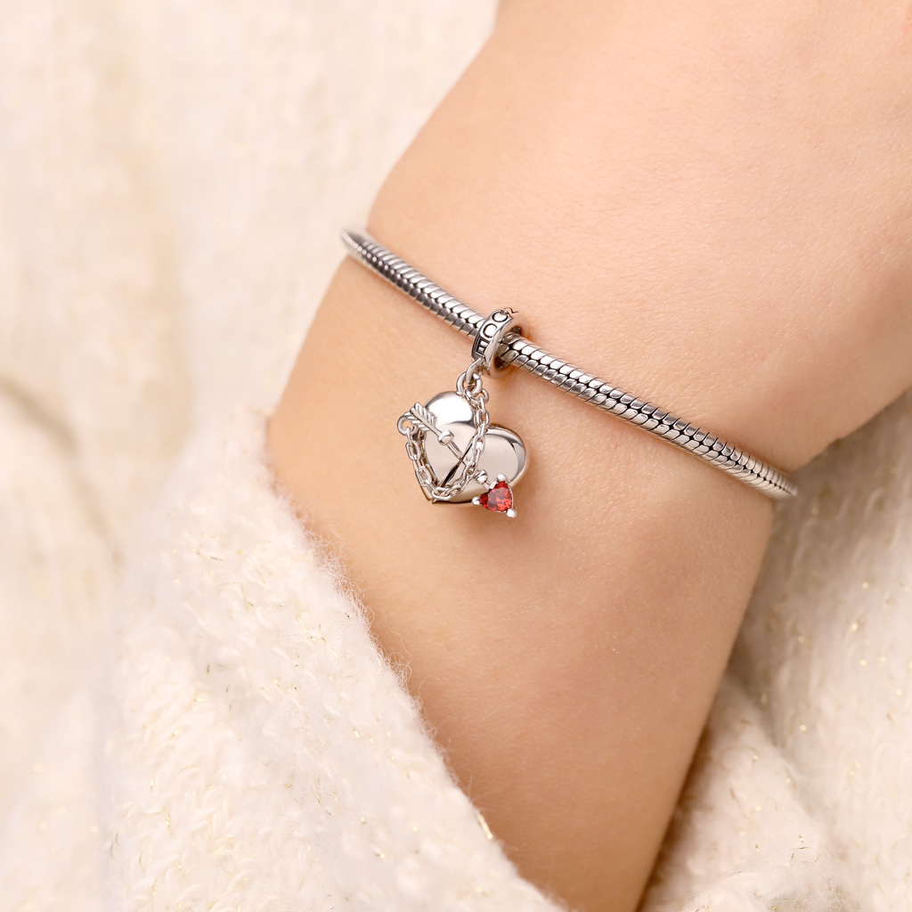 ハートを貫く一本の矢ペンダント image number 6