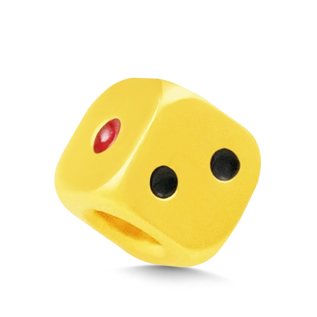 純金サイコロの富のチャーム image number 0