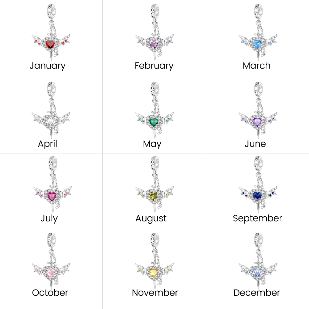 傷ついたハートとダガーペンダント image number 7