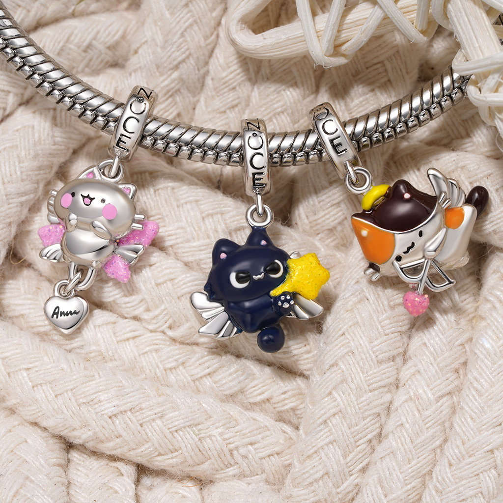 三毛猫キューピッドのペンダント image number 2