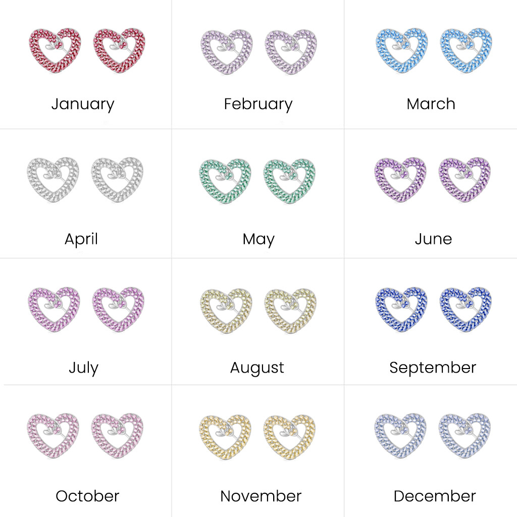 スネークハートスタッドピアス image number 2