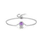 ラウンドカットの調節可能なチェーンブレスレット image number 0