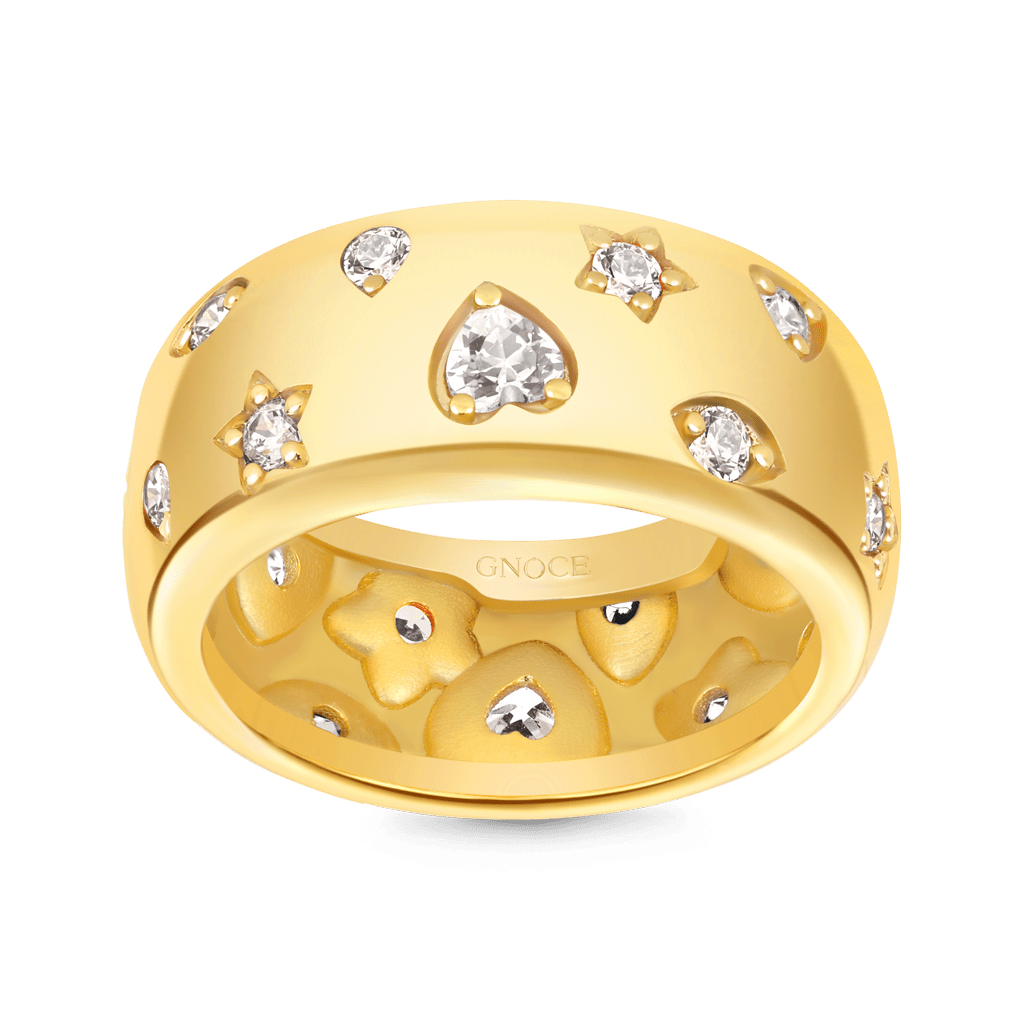 ホワイトトパーズのミックスシェイプリング image number 0