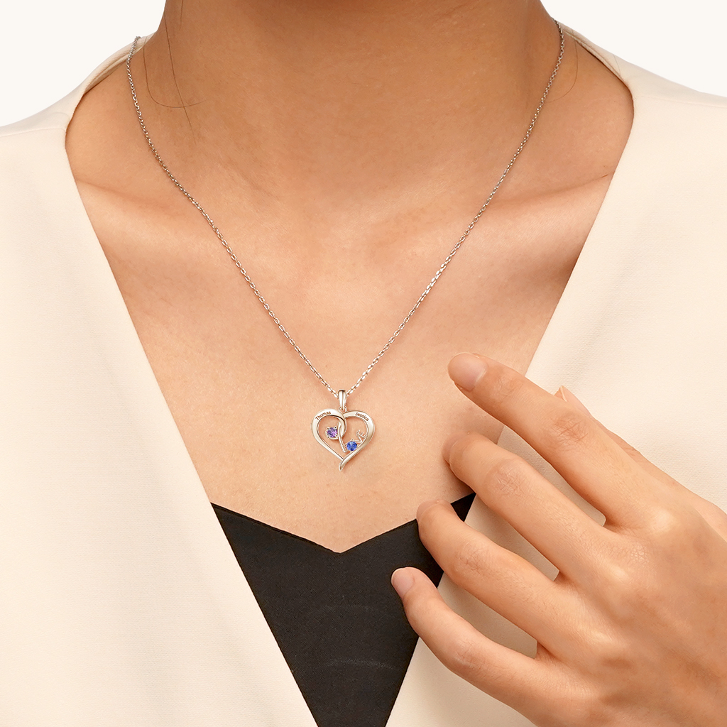 シンプルラブ インターレースネックレス image number 6