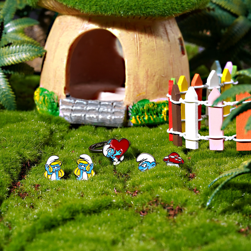 スマーフ x アシンメトリースタッドピアス image number 2