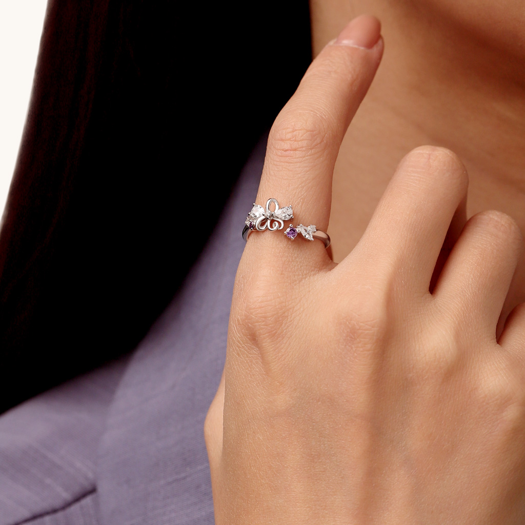 フラワーオープンリング image number 3