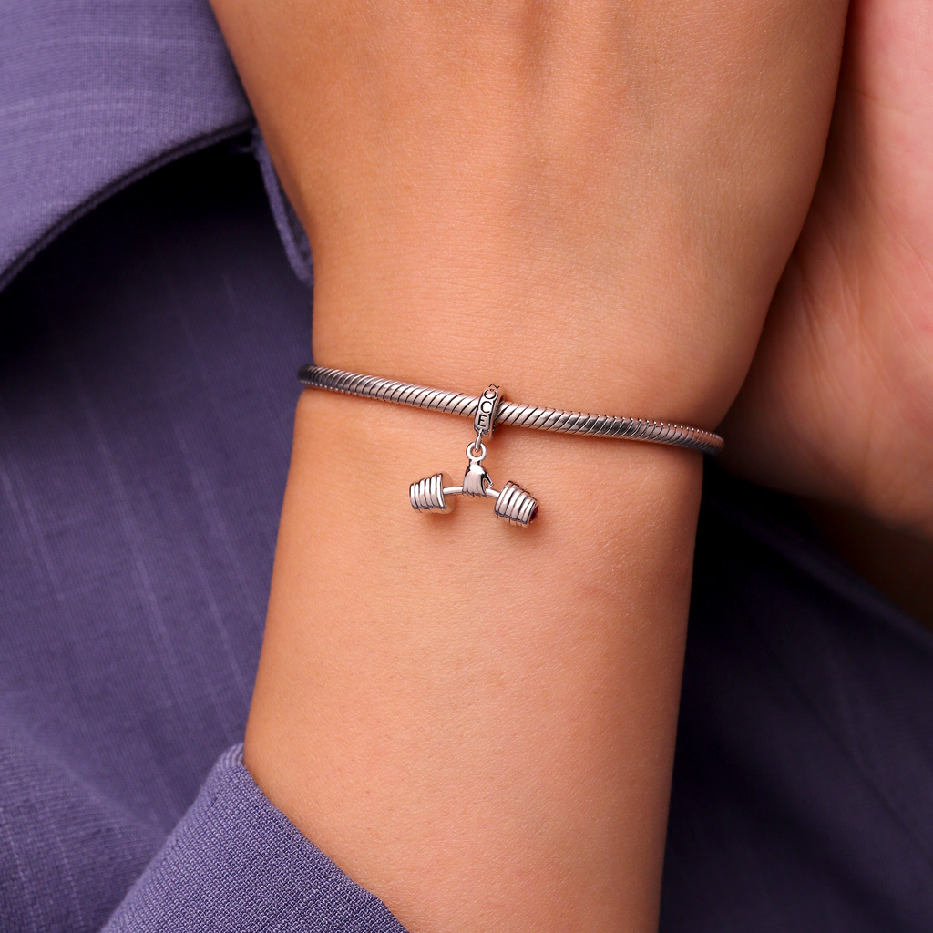 フィットネス愛好家向けダンベルペンダント image number 6