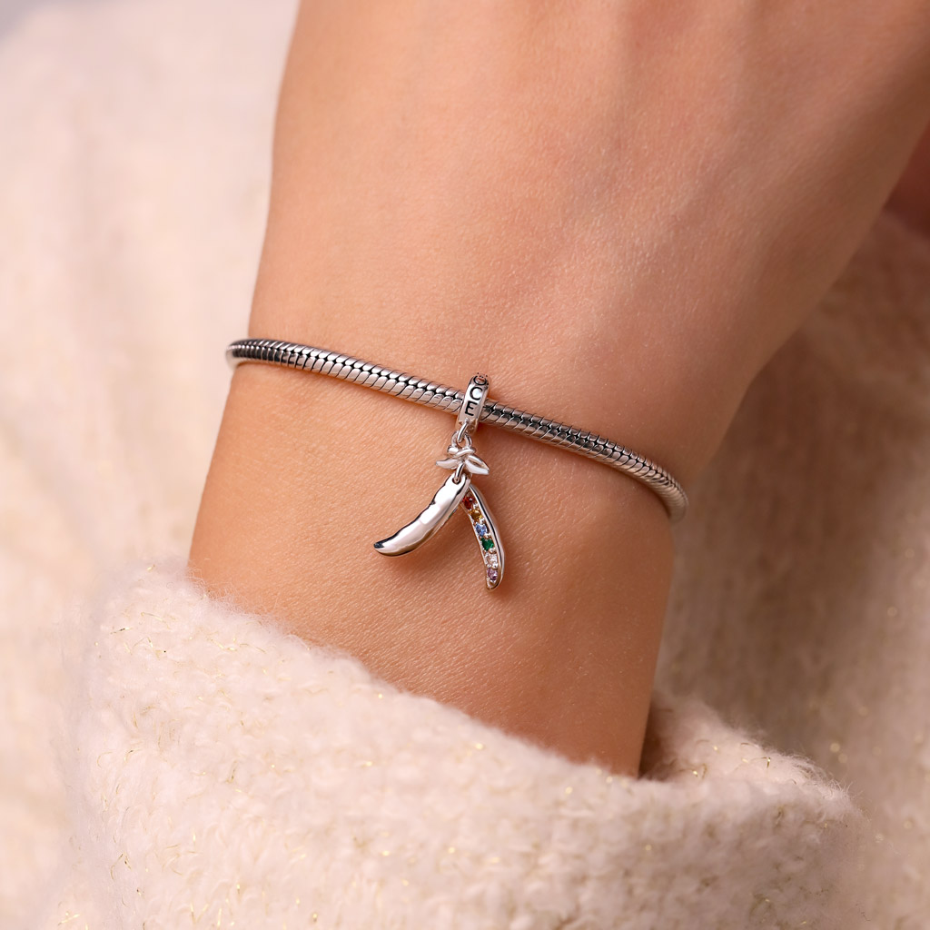 豆の鞘に6粒のペンダント image number 7