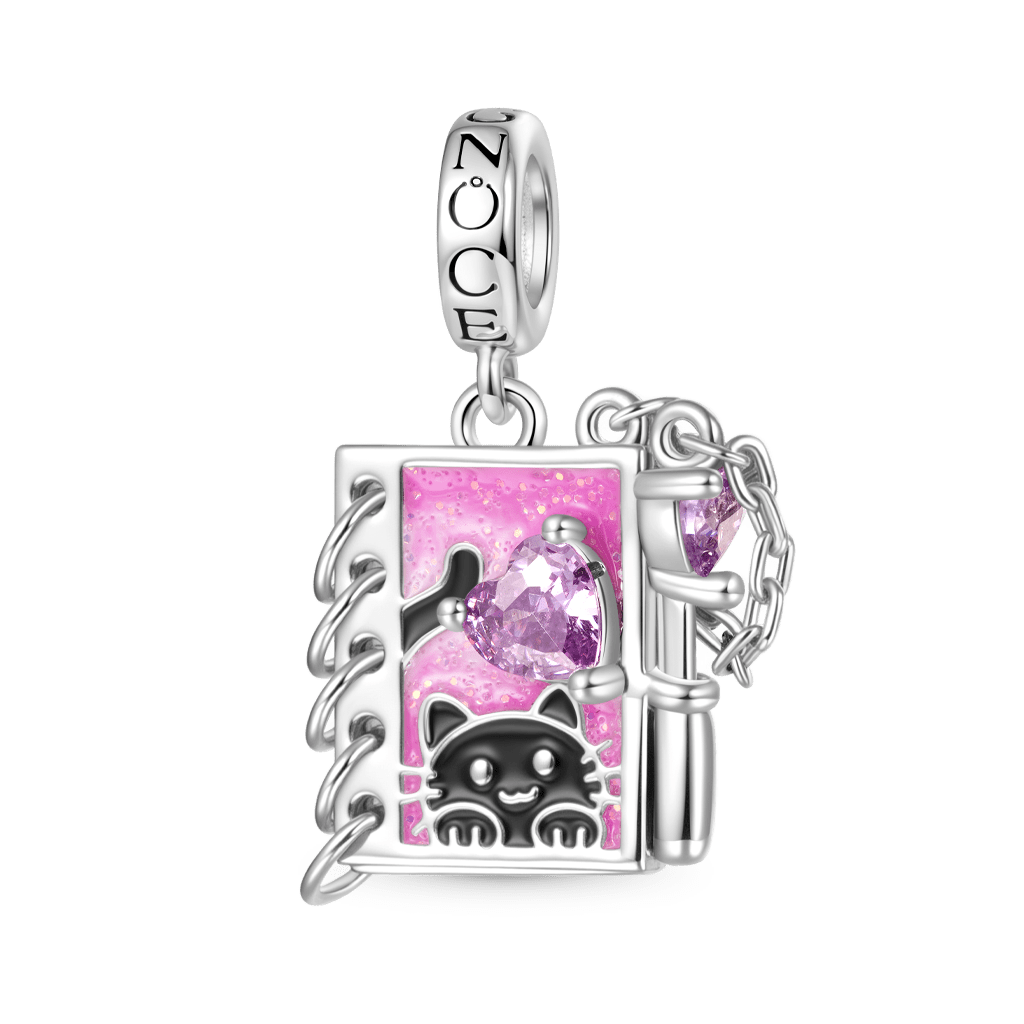 黒猫ダイアリーとフリップページペンダント image number 1