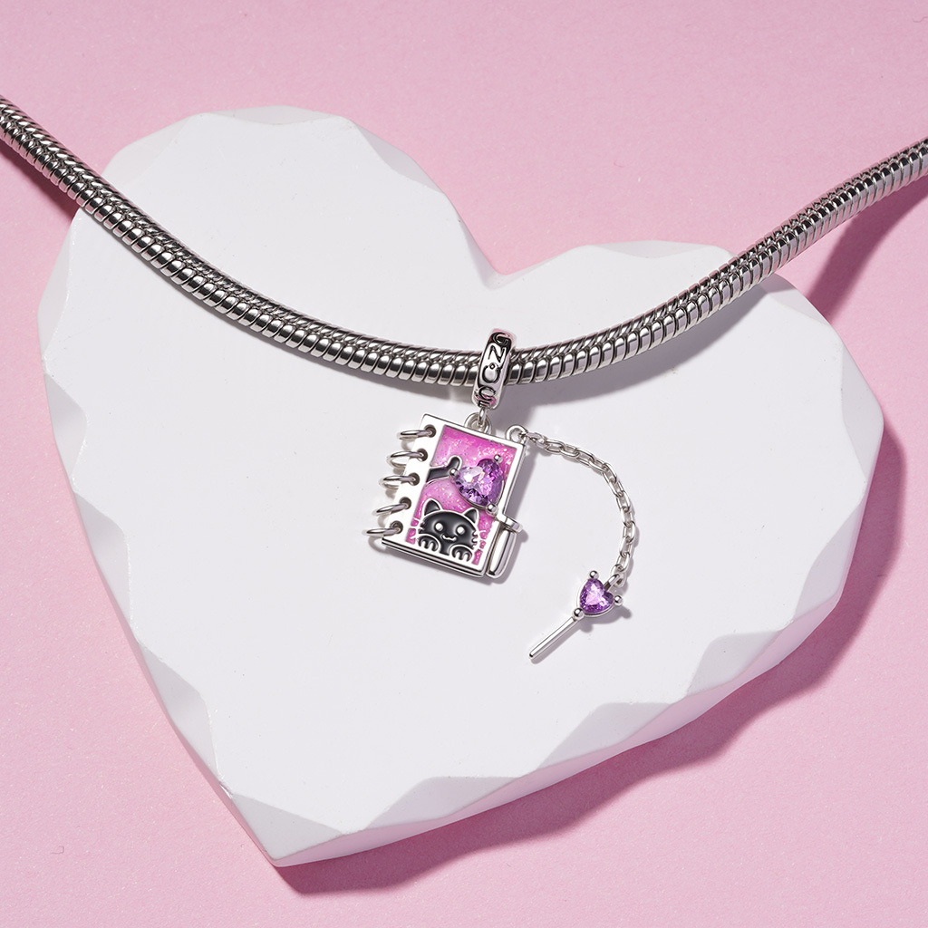 黒猫ダイアリーとフリップページペンダント image number 4