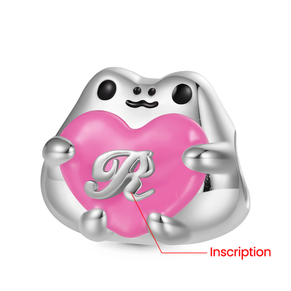 カエルがハートを抱くチャーム image number 1