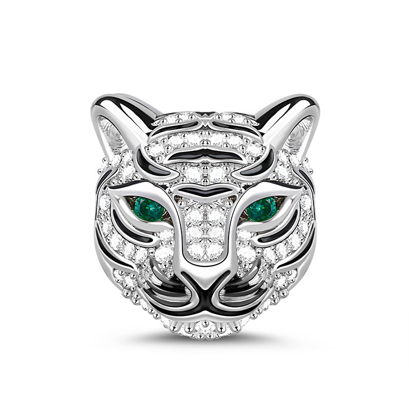 虎チャーム タイガー 動物 アクセサリー スターリングシルバー