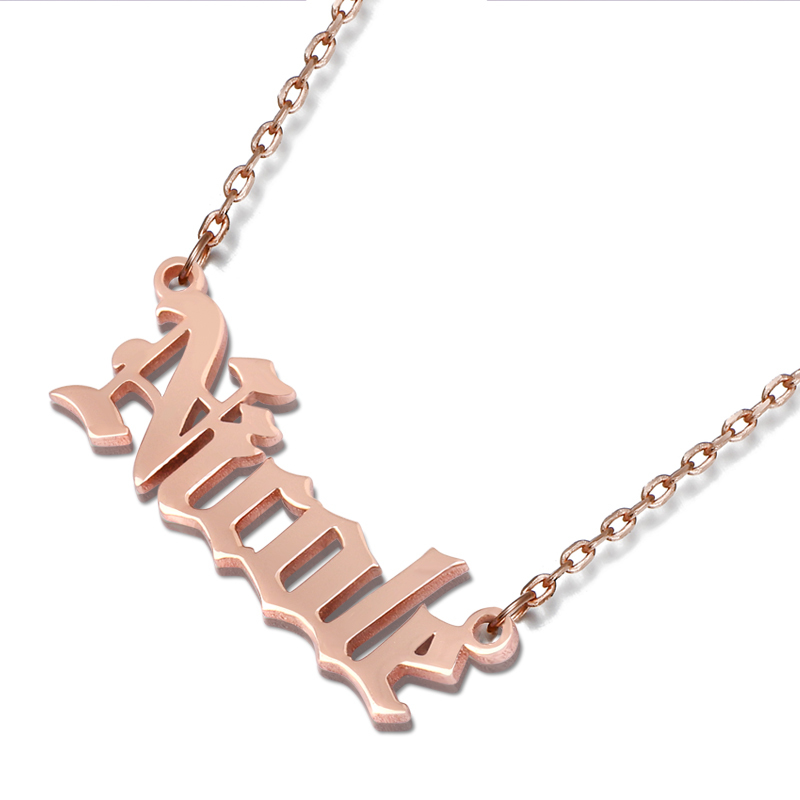 パーソナライズネームネックレス image number 3