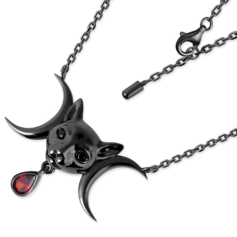 ブラックスフィンクスネックレス image number 1