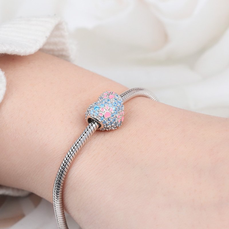 ハート型爪跡プリントチャーム image number 2