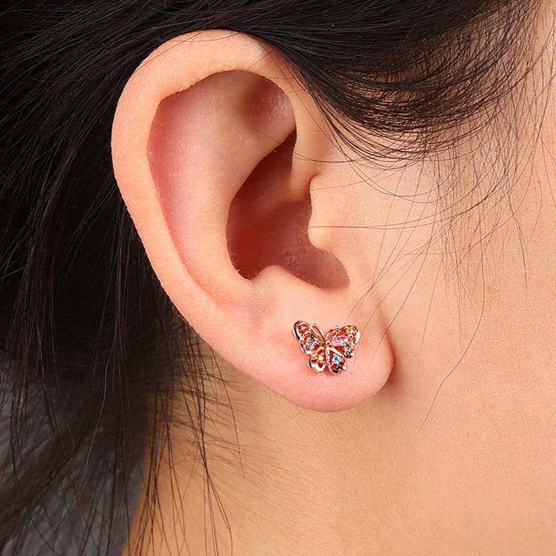 バタフライスタッドピアス image number 2