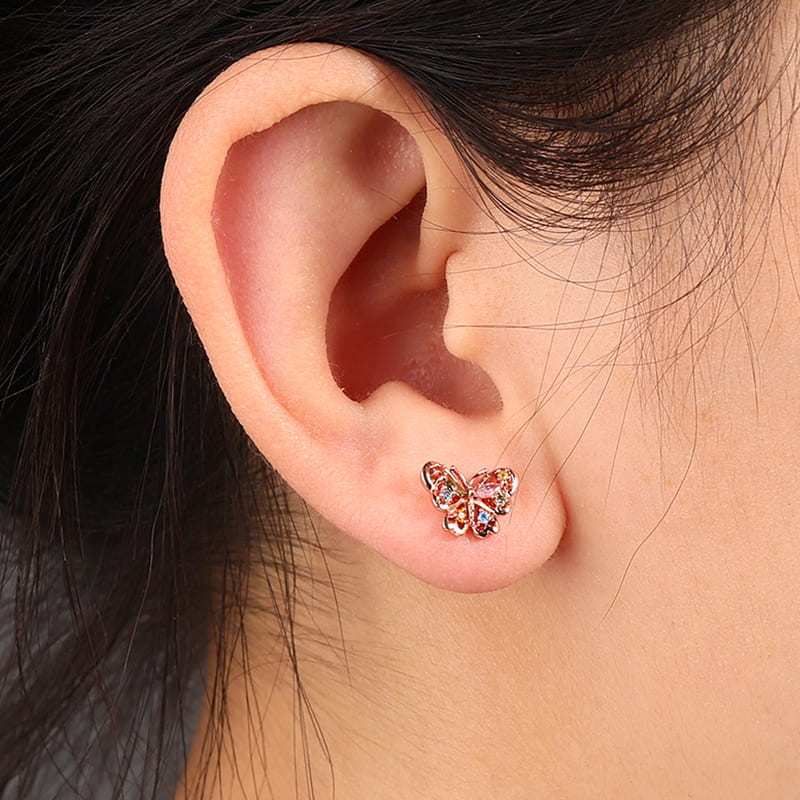 バタフライスタッドピアス image number 2