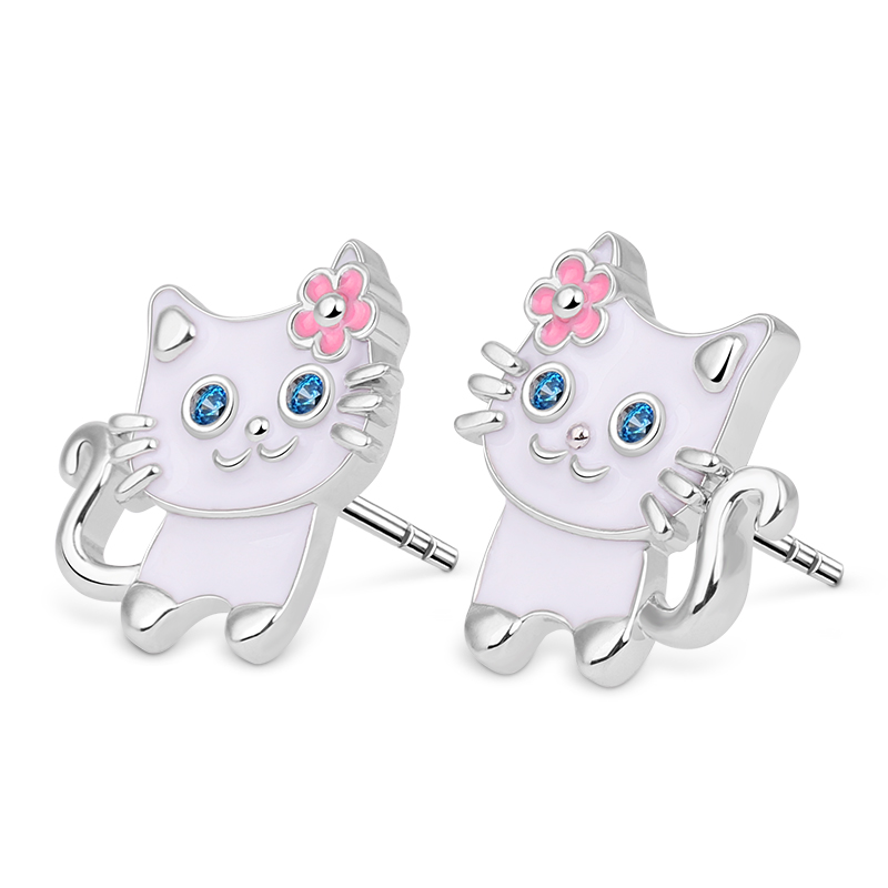 猫スタッドピアス image number 0