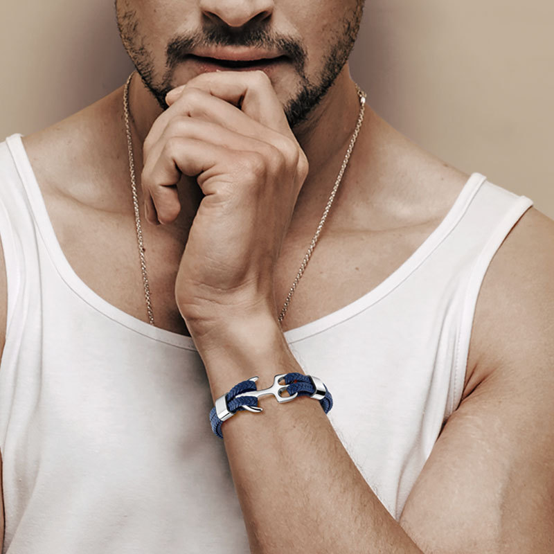 ブルーアンカーブレスレット image number 1