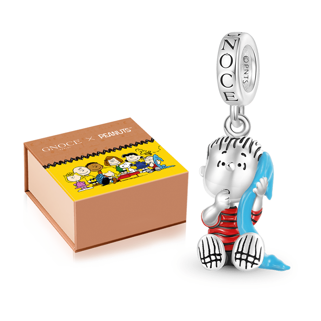 Gnoceピーナッツライナスブランケットペンダントチャーム