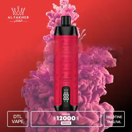 Strawberry Punch AL FAKHER Crown Bar