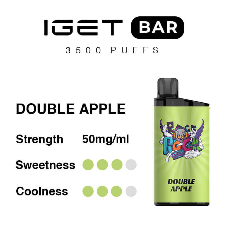 Double Apple IGET Bar 3500 Puffs
