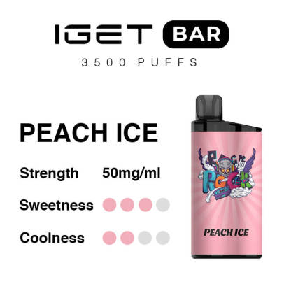 Peach Ice IGET Bar 3500 Puffs