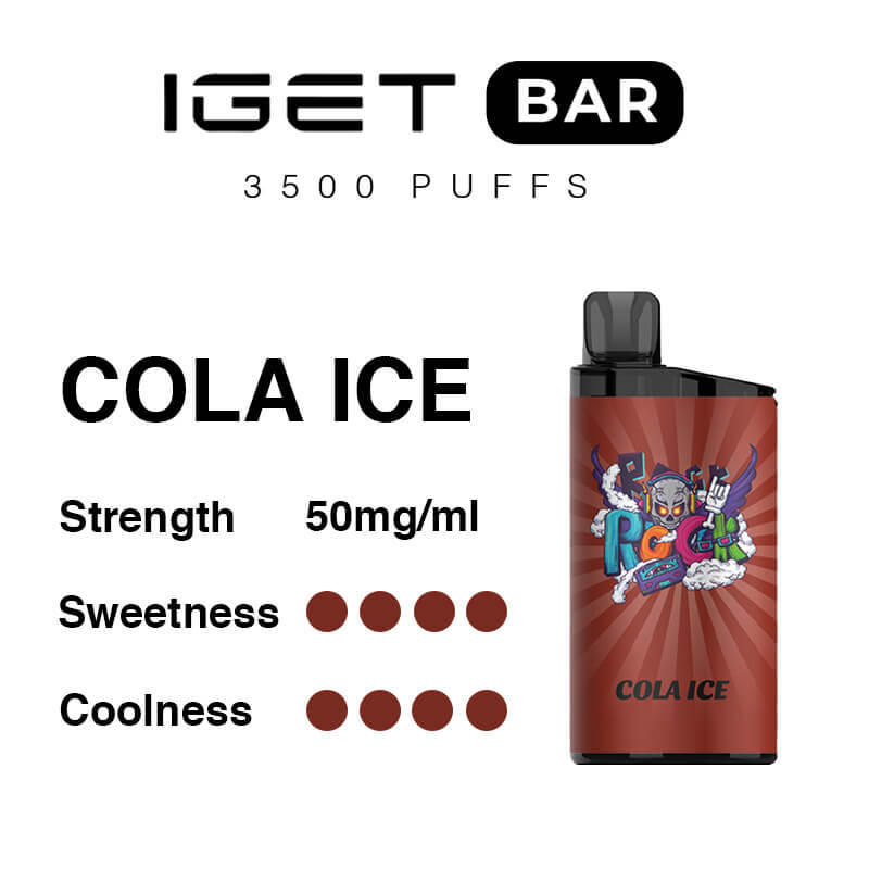 Cola Ice IGET Bar 3500 Puffs