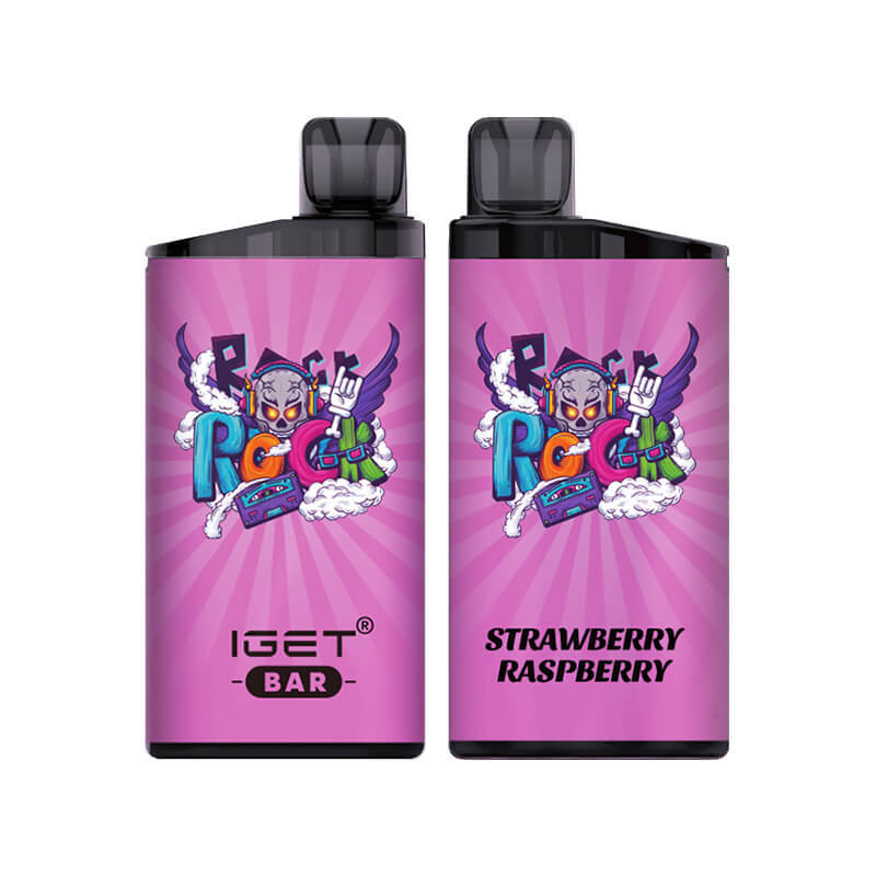 Strawberry Raspberry IGET Bar 3500 Puffs