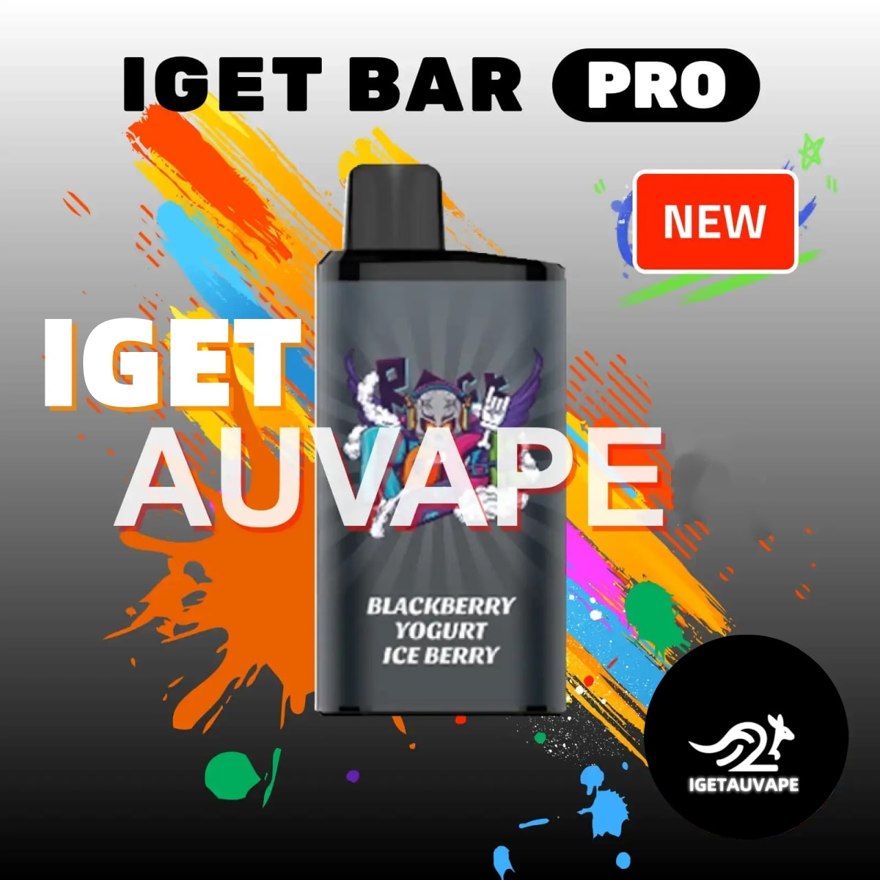 Blackberry yogurt ice berry Iget Bar Pro