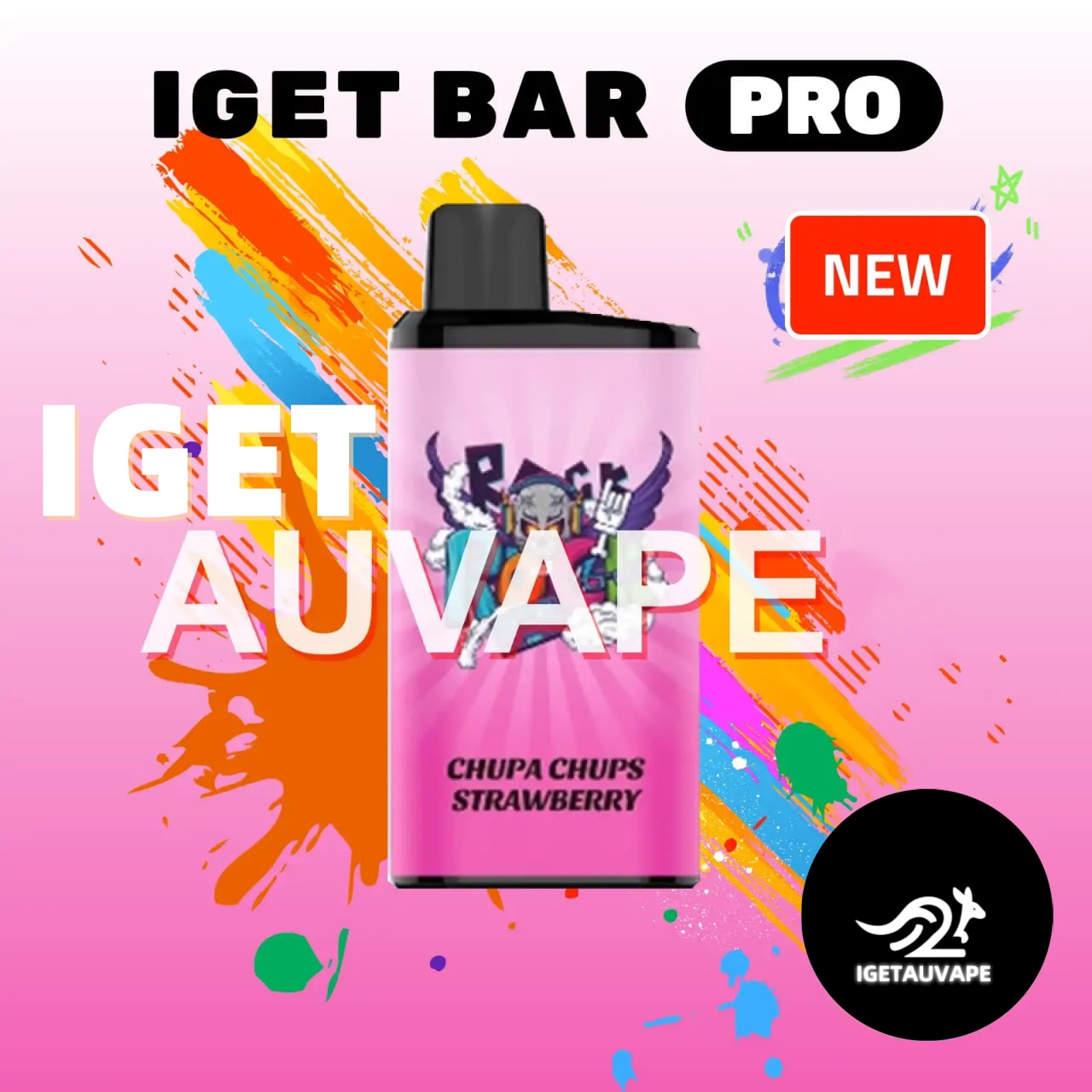 Chupa Chups Strawberry Iget Bar Pro