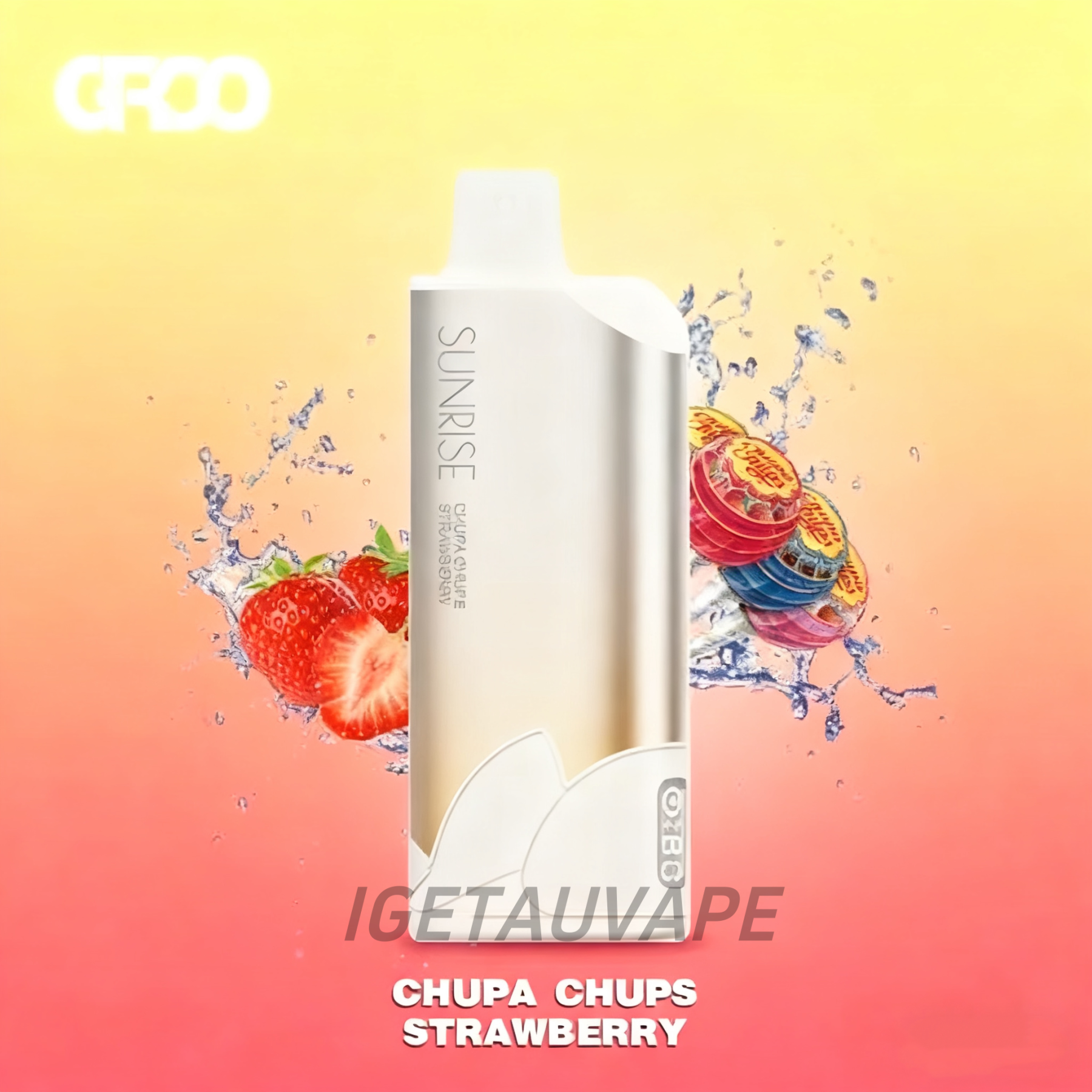 Chupa Chups Strawberry GROO SUNRISE