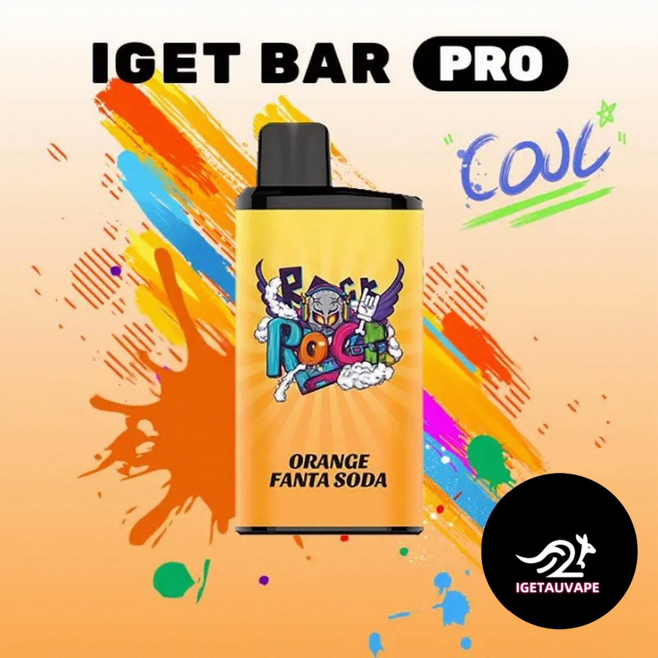 Orange Fanta Soda Iget Bar Pro