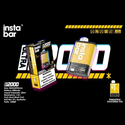 Pineapple Coconut lce Insta Bar Ultra