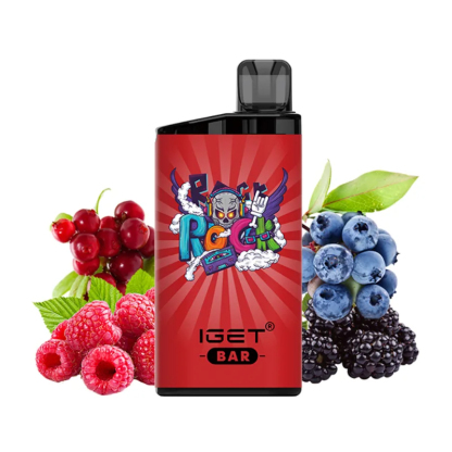 Quadruple Berry IGET Bar 3500 Puffs