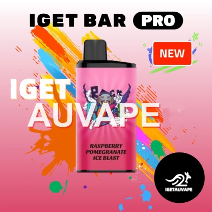 Rashberry pomegrante ice blast Iget Bar Pro