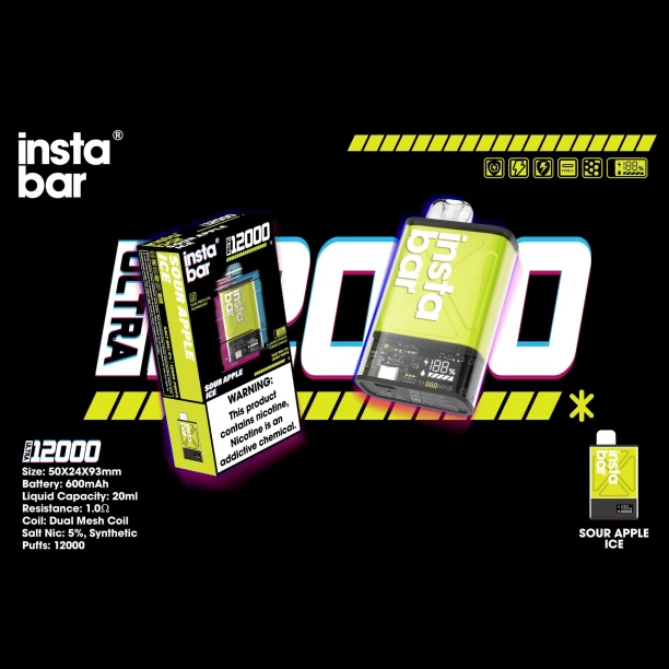 Sour Apple lce Insta Bar Ultra