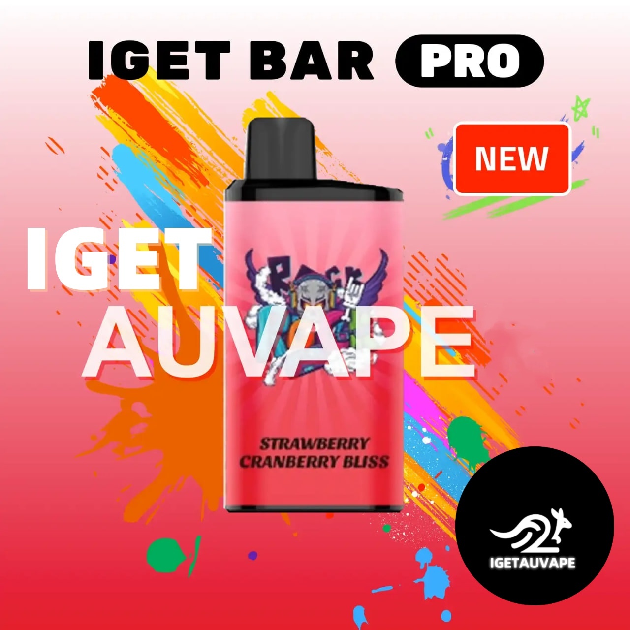 Strawberry Cranberry Bliss Iget Bar Pro