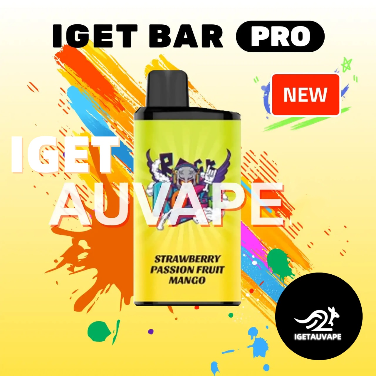 Strawberry Passion Fruit Mango Iget Bar Pro