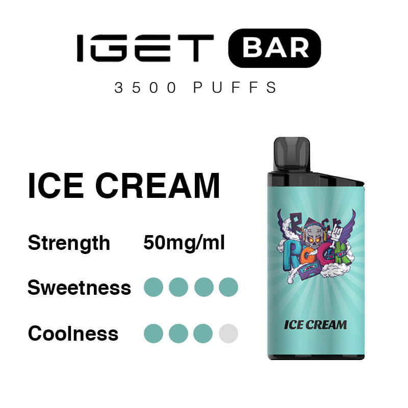 Ice Cream IGET Bar 3500 Puffs