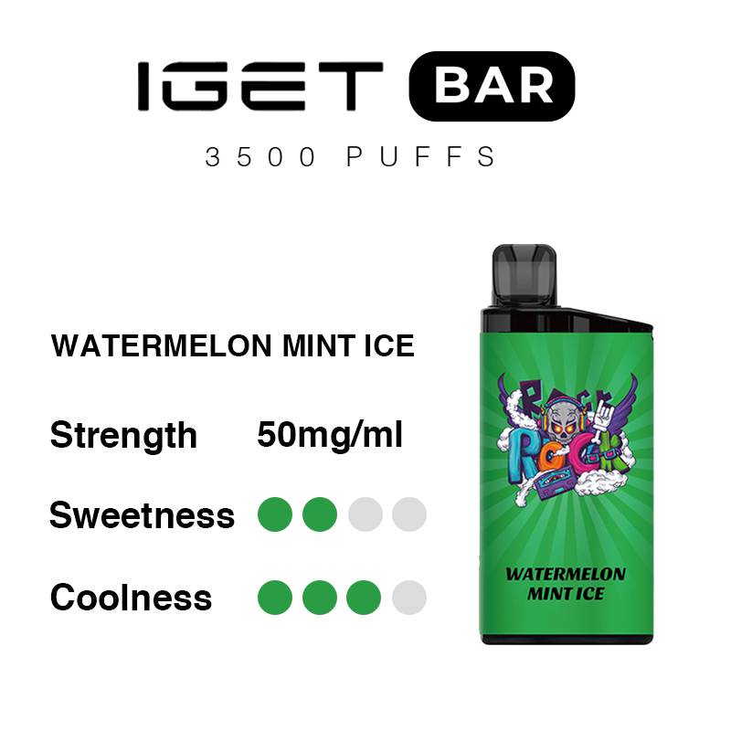 Watermelon Mint Ice IGET Bar 3500 Puffs