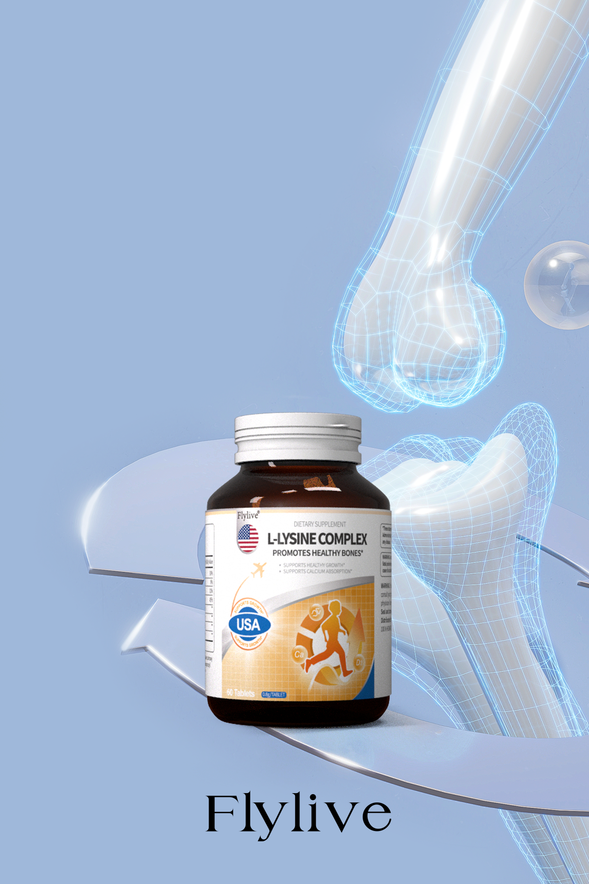 L-LYSINE COMPLEX PROMOTES HEALTHY BONES