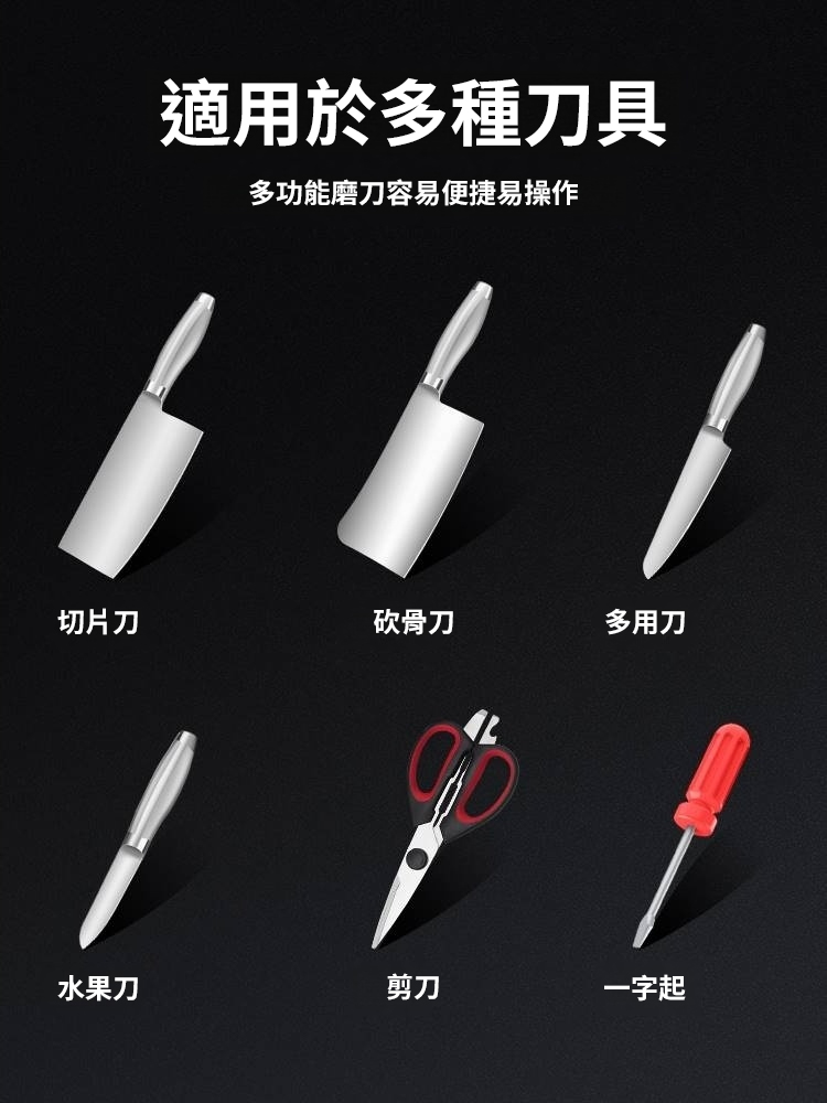 適用於園林剪刀便攜式手持磨刀器